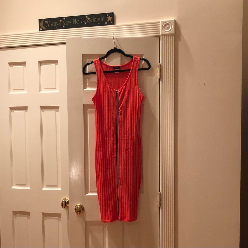 Zip up dress